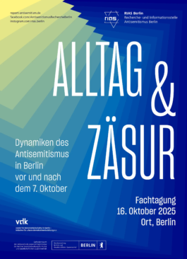 Alltag und Zäsur, Plakat für Rias Berlin