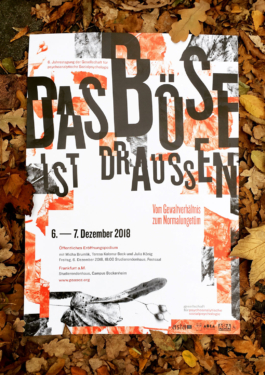 Das Böse ist draußen! Plakat