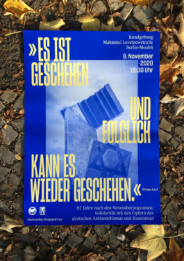 »Es ist geschehen und folglich, kann es wieder geschehen.« Primo Levi