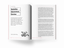 Doppelseite der Broschüre »Rechter Terror vor Gericht« 